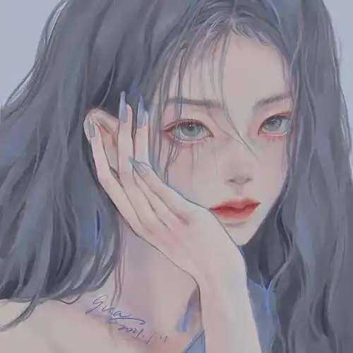 动漫女生头像凡事不必太在意,一切随缘随心