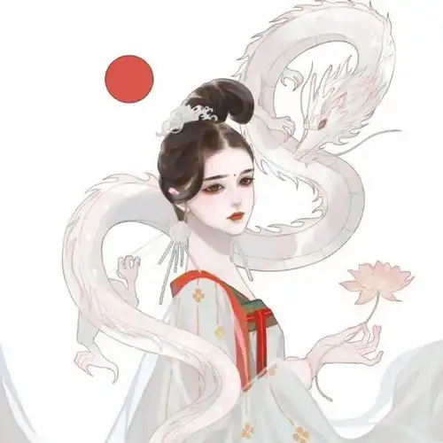古风动漫女生头像玉容寂寞泪阑干,梨花一枝春带雨