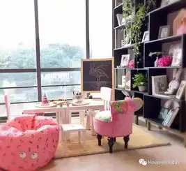 new儿童房设计粉色灰色的亲子空间,时髦态度从小培养