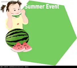 吃西瓜的小女孩韩国时尚风格插图ai素材免费下载编号2308278红动网