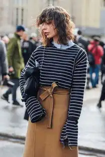 为了这件蓝白条纹衬衫,时髦妖孽们甘愿撞衫