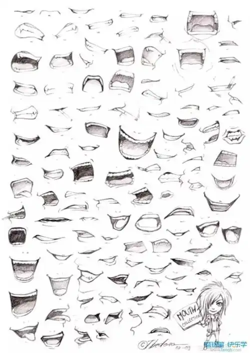 动漫人物头像画法教程画