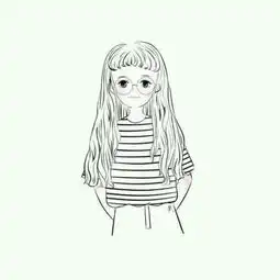 qq头像简笔画情侣可爱