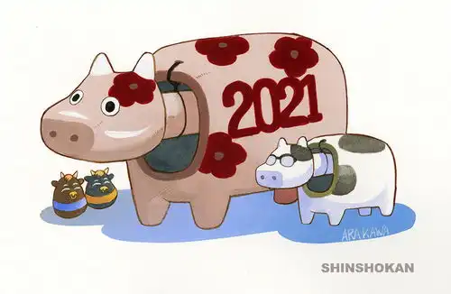 动漫新年贺图大乱斗,海贼王画风突变,jojo直接三连杀