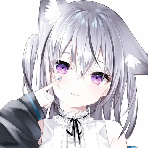 白发动漫女头玫瑰捧起篝火追忆少年爱过的日落