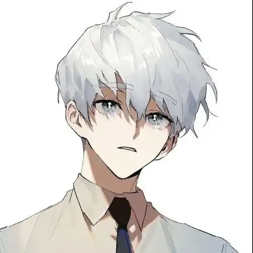 动漫头像白色系男女头像