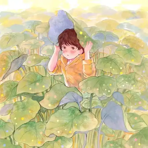韩国插画师yoovora童真软萌治愈系插画作品