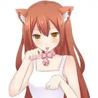 动漫女戴项圈头像微信头像图片大全