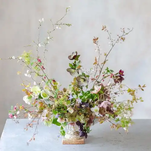 插花的秘诀,就两个字,自然