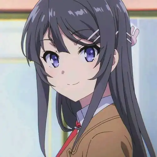 笑容治愈的女孩头像动漫