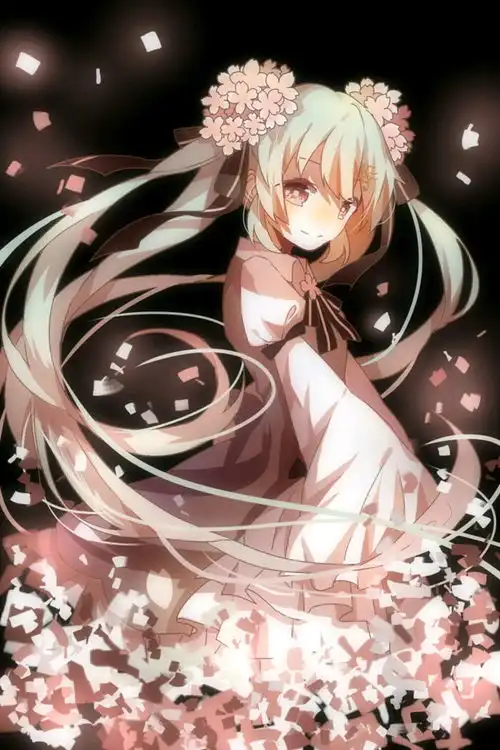 唯美可爱樱miku