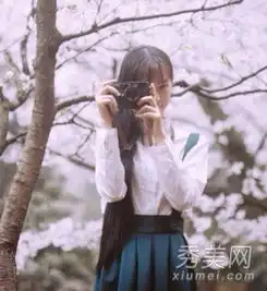 武大女神黄灿灿赏樱写真绝美长发发型盘点