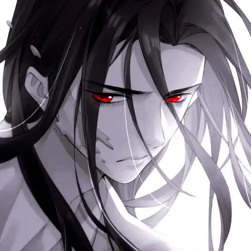 黑色系高冷男神动漫头像