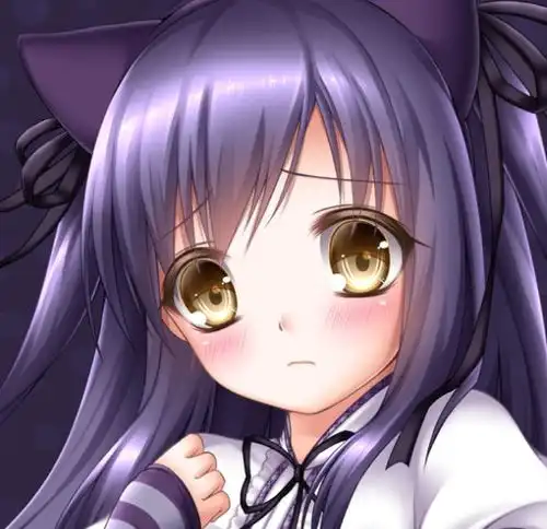 动漫头像一双眼睛如星辰如明月,美美哒二次元女生