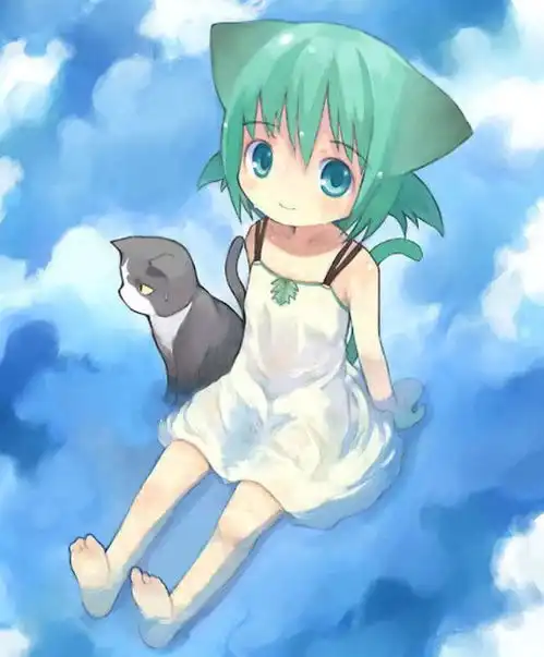 二次元动漫头像楚楚可人的呆萌小萝莉,真是讨人喜