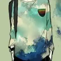 甜美呆萌头像蓝色系微信头像图片大全