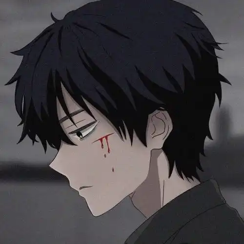 丧系动漫头像男背影羁绊