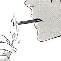 男生头像动漫冷酷帅气抽烟,适合抽烟的朋友用的