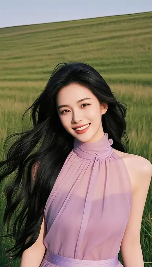 美女壁纸丨紫色系妩媚动人,简直美极了