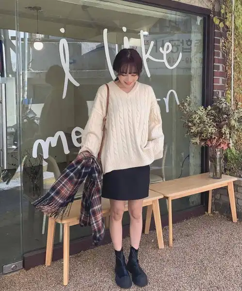 学生党看过来超小众韩系日常穿搭,教科书式的示范