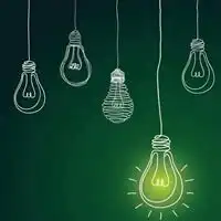 绿灯泡发光头像唯美绿色灯泡头像图片微信头像图片大全