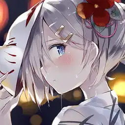 蓝色高冷系头像女生动漫