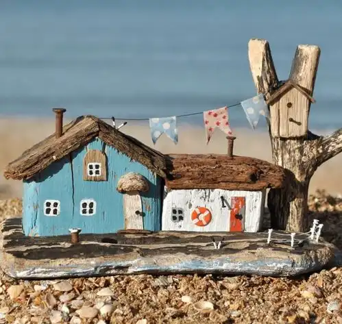 妙手回春,把捡来的枯木改造成治愈系小屋