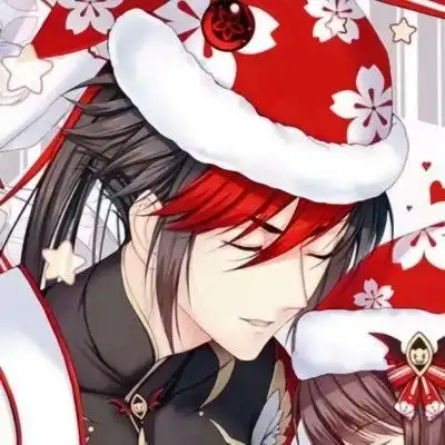 头像动漫男生系圣诞