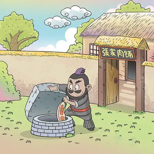 三国之桃园三结义小插画