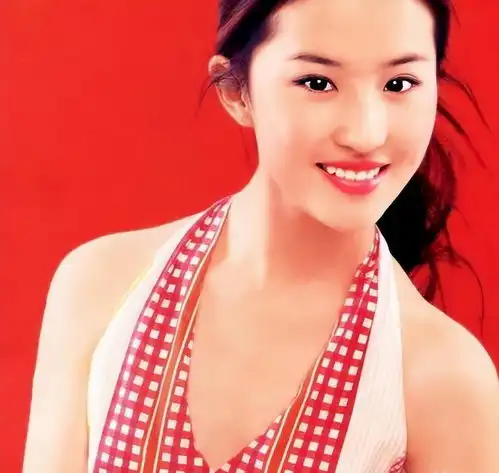 刘亦菲穿蓝色泳衣好辣啊她不是壮,是正常的美,她的背沟是练的