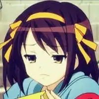 凉宫春日超清头像天然呆萌可爱凉宫春日微信头像
