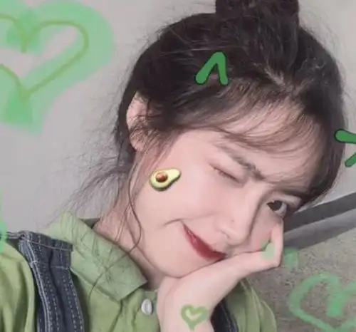 绿色系头像女生御姐女生