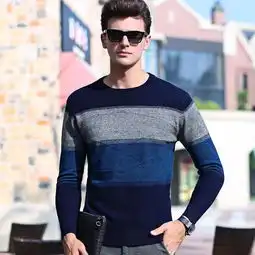 暖黄色系男生头像毛衣