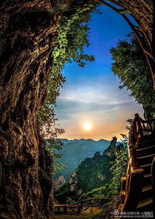 走进山西长治相遇5a级景区八泉峡
