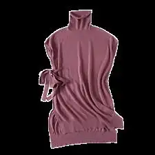 时尚气质高领短袖蝙蝠简约纯色中长款宽松2018年秋季