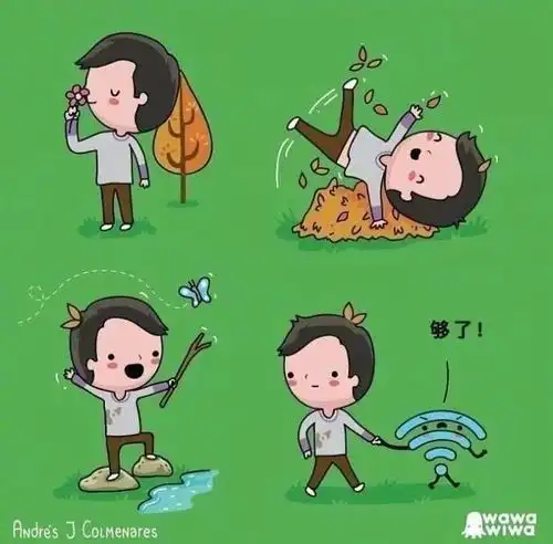 他山之石艺80后老爸靠治愈系插画,ins疯狂吸粉70w