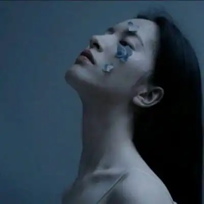 黑系头像真人女头像图片