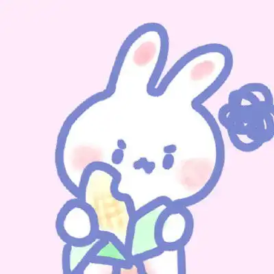 卡通兔子头像呆萌兔子图片萌萌哒