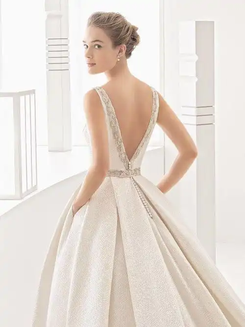 绝美后背设计rosaclara婚纱系列