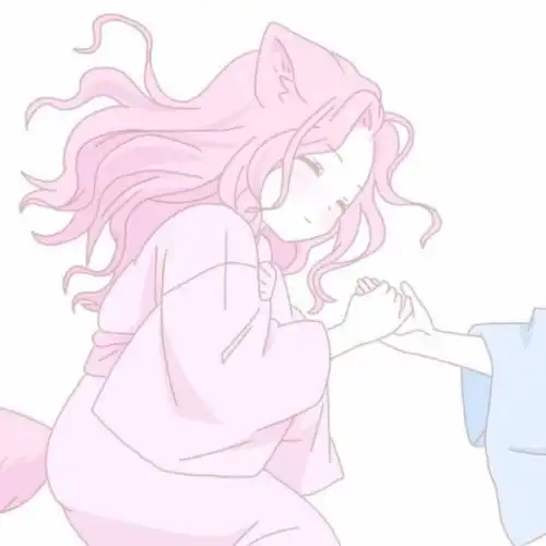 粉色系列可爱少女头像动