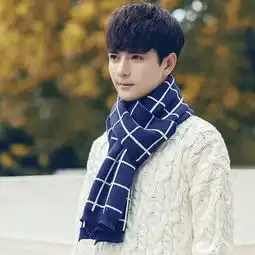 围巾搭配好,轻松做暖男