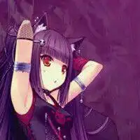 淡紫色主题的卡通闺蜜头像两人闺蜜