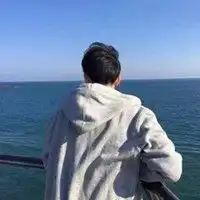 微信头像蓝色系男生背影微信头像图片大全