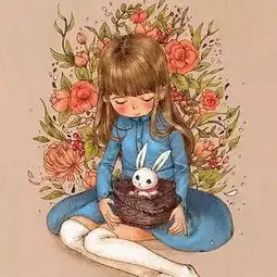 温暖的插画,唤起你心灵的小幸福