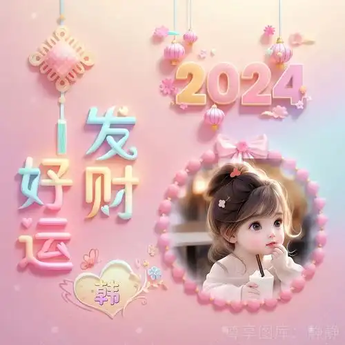 2024年新版好运头像图片龙重登场换上新头像迎接新龙年