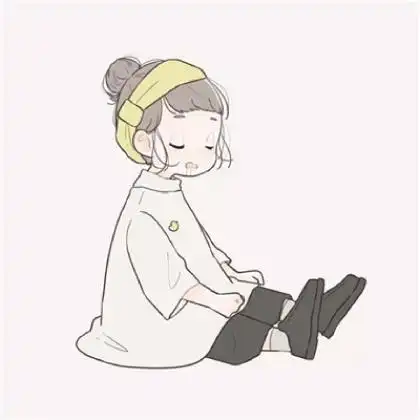 情侣头像简约手绘清新品你心中那仅有的情