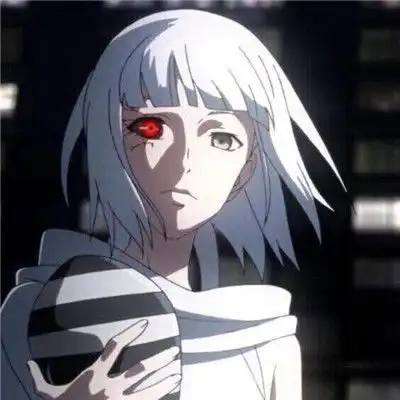 女头像漫画红色系动漫女