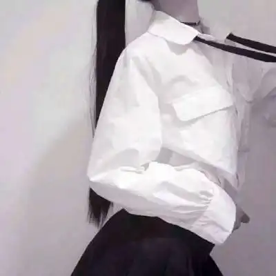 部位女头衬衫骚穿衬衫平胸女生头像