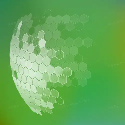 绿色科技感几何拼接地球背景素材背景图片素材免费下载熊猫办公