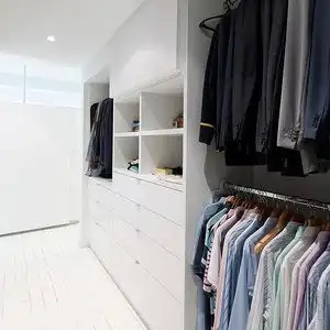 40平时尚简约衣帽间效果图